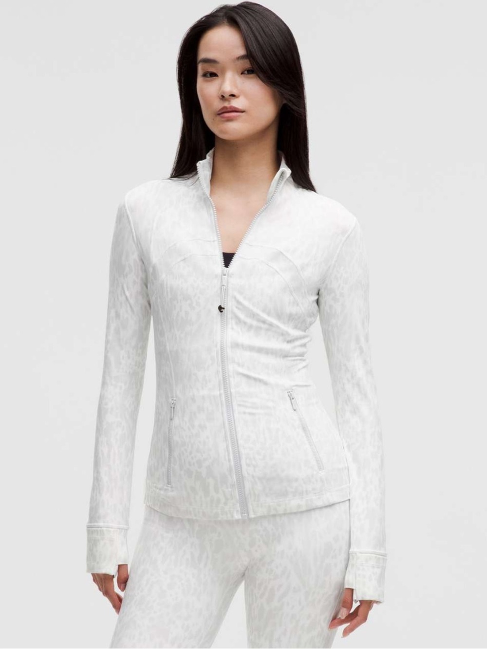 Lululemon Define Jacket *Nulu in Contour Spot White Multi